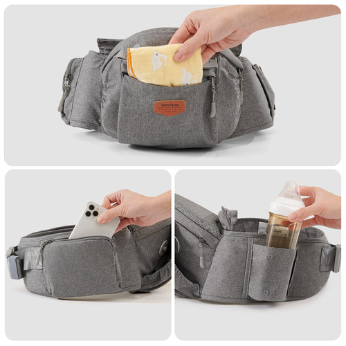 Marsupio e Hipseat Ergonomico 3-in-1